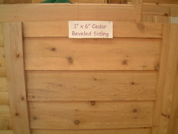 1" x 6" Bevel Siding