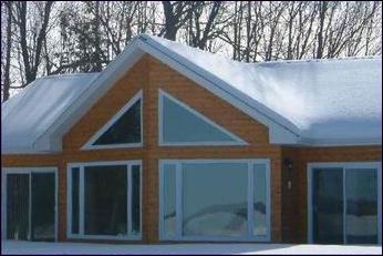 Log Siding House